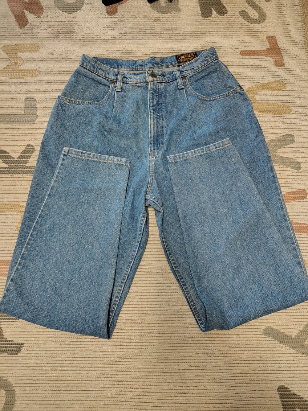 Vintage 90s Eddie Bauer High Waisted Mom Jeans Made in USA Size 14